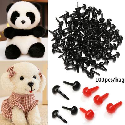 Safety Round Nose Plush Doll Eyes Safety Oval Nose Animals Noses Accessories Stuffed Doll Eyes