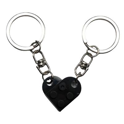 Puzzle Key Chain lze spojovat a rozdělit stavební bloky Key Chain Couple Love