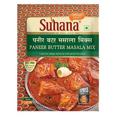 Suhana Paneer Butter-Gewürzmischung, 50-g-Beutel, 8er-Pack