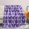 Naruto Print Flannel Blanket, Ultra Soft High Quality All Seasons Warm Throw, Home Decor Cozy Blanket, Perfect Christmas Gift