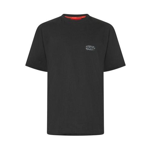 Hugo Mens Spray Logo Regular Short-Sleeved T-Shirt