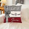 2Pcs 45x45cm Xmas Throw Pillow Case Microfiber Pillow Shell Sofa Pillowcase  Children