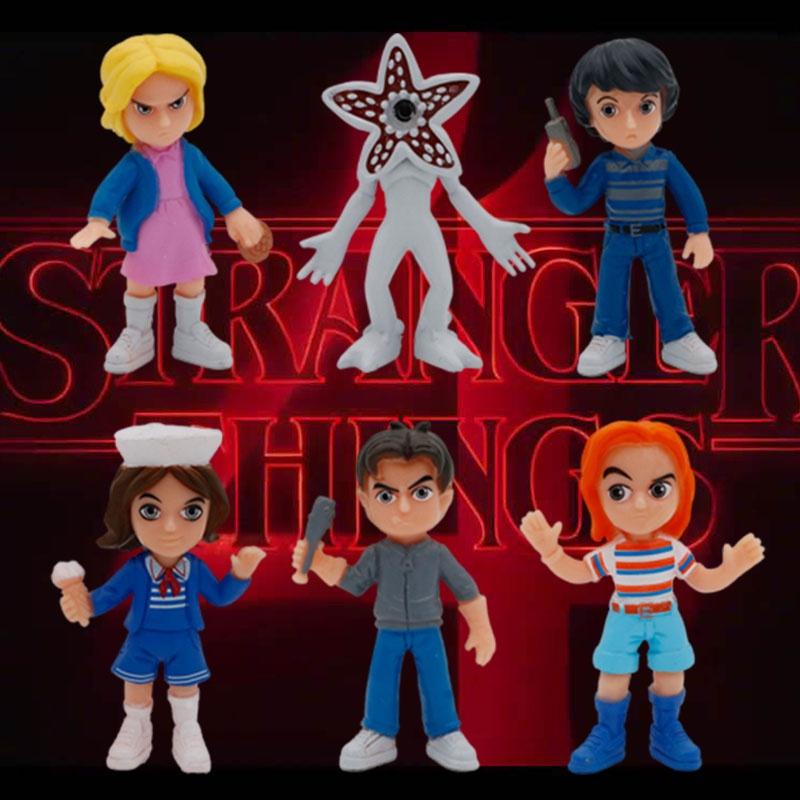 Exclusive 6pcs Stranger Things Figure Set | Eleven Will Dustin Demogorgon | Xmas Gift
