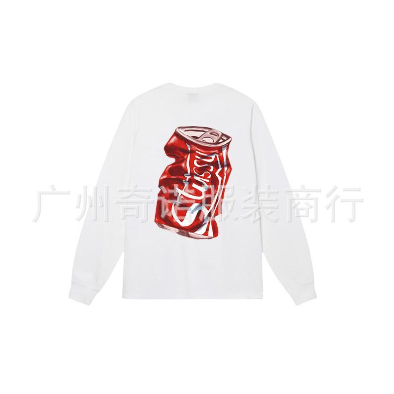 Unisex Heavyweight Cotton Long Sleeve Crewneck Sweatshirt Casual Wear Oversized Fit 300-350gsm