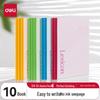 Deli 32K 50-Sheet Softcover Notebooks (10-Pack)