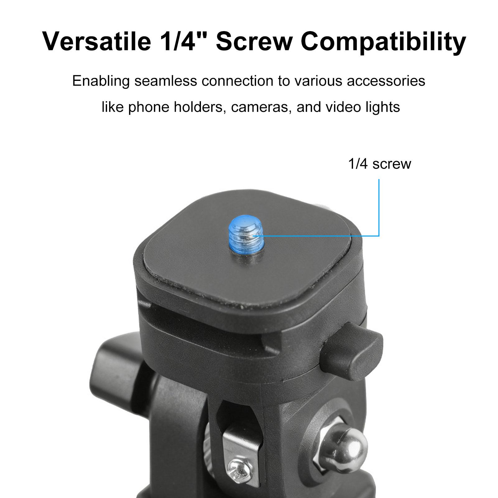 

Light Stand Mount Adapter Cold Shoe Adapter Mount 1 4 Inch Screw for Camera Light Stand 180 Degree Tilt Quick Release