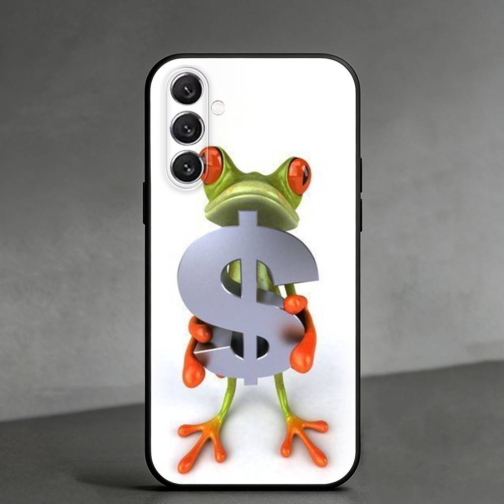 A-Abstract A-art F-frog Phone Case For Samsung Galaxy A91,80,73,72 ,71,53,52,32 ,31,22,21s,20,Soft Black Case