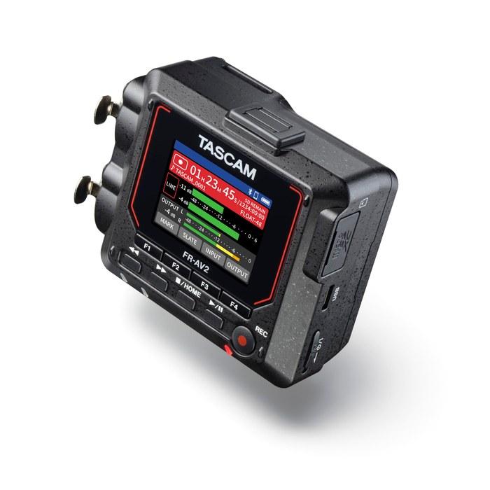 [TASCAM] FR-AV2 2-Channel Portable Field Recorder/Timecode Generator - Black