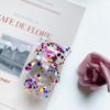 Supporto a Airbag Trasparente per Cellulare a Forma di Orso, Colore Misto con Paillettes, Supporto a Cuscino d'Aria Tridimensionale di Nicchia per Desktop