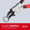 KNIPEX Hole Snap Ring Pliers 4431-J12 45°