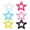 10Pcs Elegant Hollowed Out Star Pendant Small Five-pointed Star Charm DIY Necklace Accessory for Jewelry Making Supplies