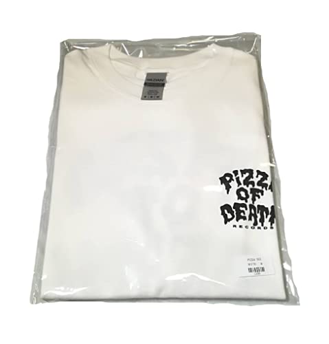 PIZZA OF DEATH T-shirt, White, Size M