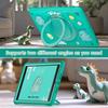 For iPad 10.2 (2021)/(2020)/(2019) Case Kickstand PC+Silicone+TPU Tablet Cover