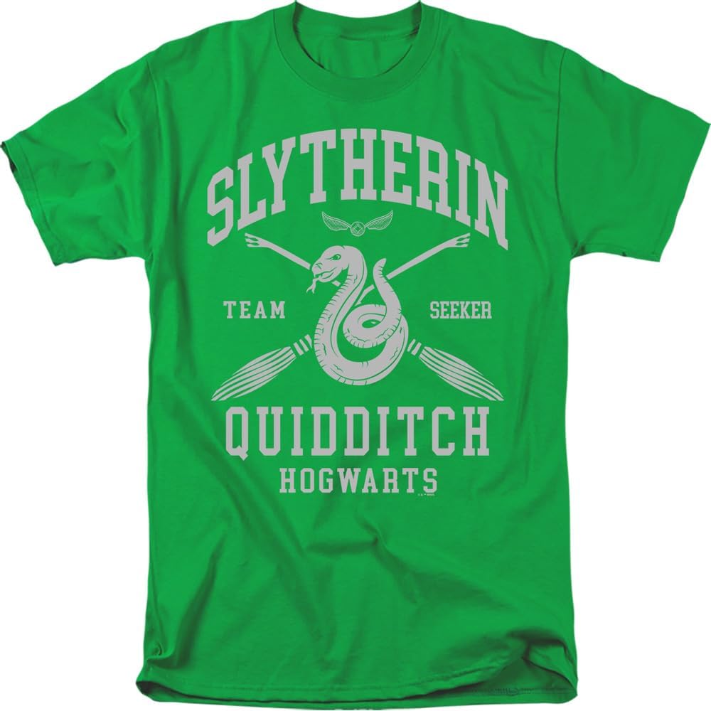 Harry Potter Hogwarts Häuser Quidditch Team Unisex Erwachsenen T-Shirt