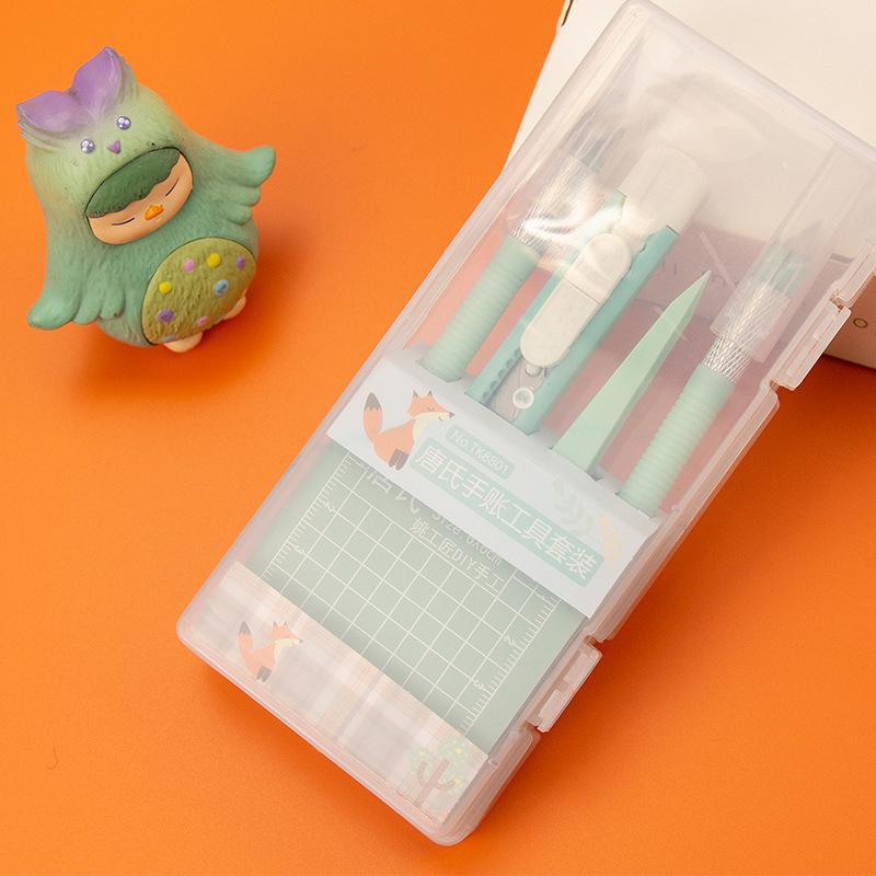 

Полный набор инструментов для скрапбукинга «Сделай сам» с ручками, ножами для резьбы, пинцетами и ковриками для резки – невыдвижная ручка для повседневного использования 3 x 6 x 15.5cm