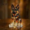 Modern Retro Interior Styling Geometric Faux Crystal Animal Sculpture, Sparkling Acrylic Cat/Owl/Eagle/Dog Statue, Exquisite Sculpture Gifts