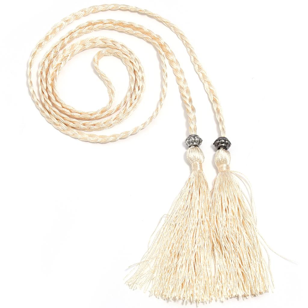 1strip Braided Tassel Belt 168cm Women Waist Belt Rope For DIY Handmade Home Casual Clothing Decoration Waist Belt Accessories