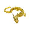 Brass Golden Dragon for Good Luck, Five Claws, Movable Dragon Figurine, Feng Shui, Zodiac, Dragon, Lucky Charms, Amulet, Charm, Prosperous Business,