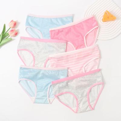 Comfortable Women's Breathable Non-Cotton Triangle Panties - Solid Color, No Clench Fit