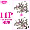 2set Full Screw Set For iPhone X XS XR 11 12 13 Pro Max Mobile Internal Bracket Bottom Complete Screws Replacement Repair Parts