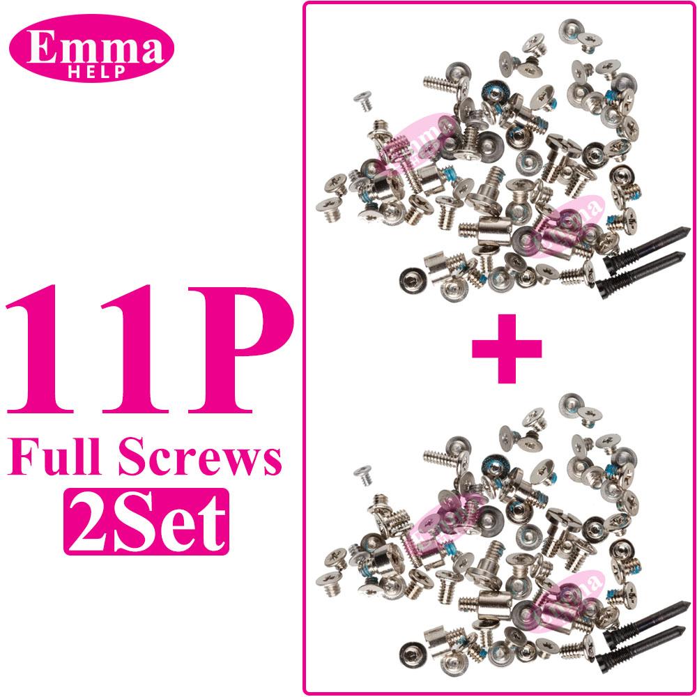 2set Full Screw Set For iPhone X XS XR 11 12 13 Pro Max Mobile Internal Bracket Bottom Complete Screws Replacement Repair Parts