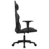 Vidaxl Gaming Chair, Black, Faux Leather