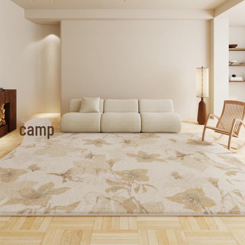 Wabi-Sabi Lambskin Carpet: Thick, Long Strip for Bedroom, Sofa, or Coffee Table