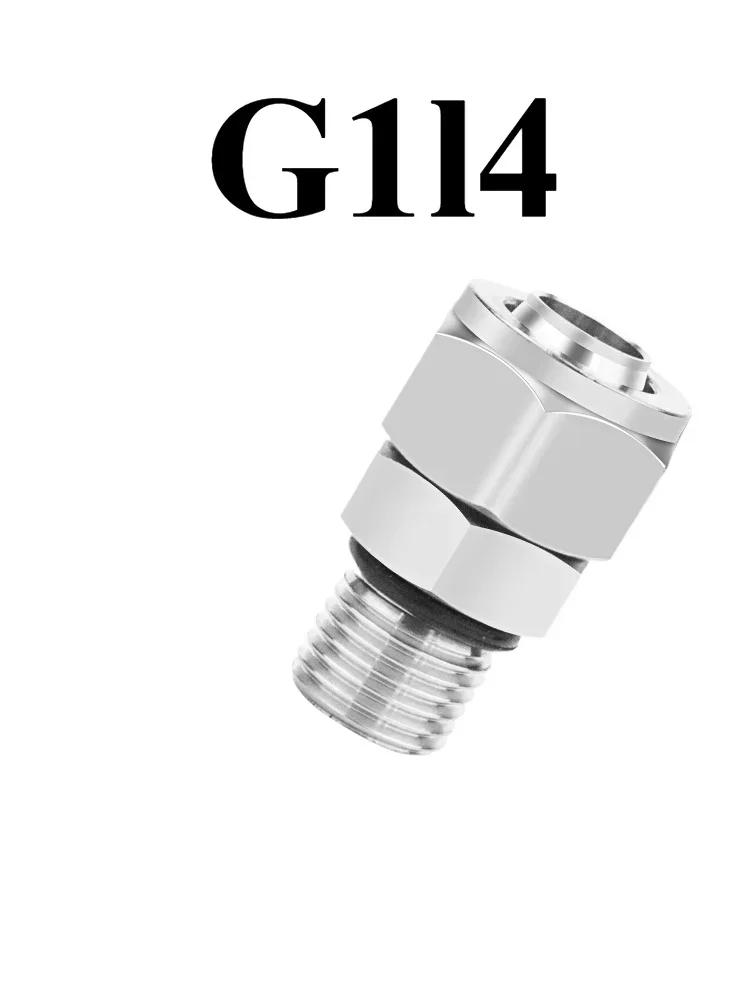 4 6 8 10 12 Hose Quick Twist 1/8 1/4 3/8 1/2 Inch BSPP Male 304 316L Stainless Steel Pipe Fitting Connector Air Water Pneumatic
