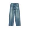 New Spring Style Men's Jeans Loose Straight Wide-leg Pants