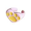 Eye Catching Colorful Bear Paw Open Rings for Women Elegant Heart Shape Open Rings Adjustable Finger Rings Birthday Gift