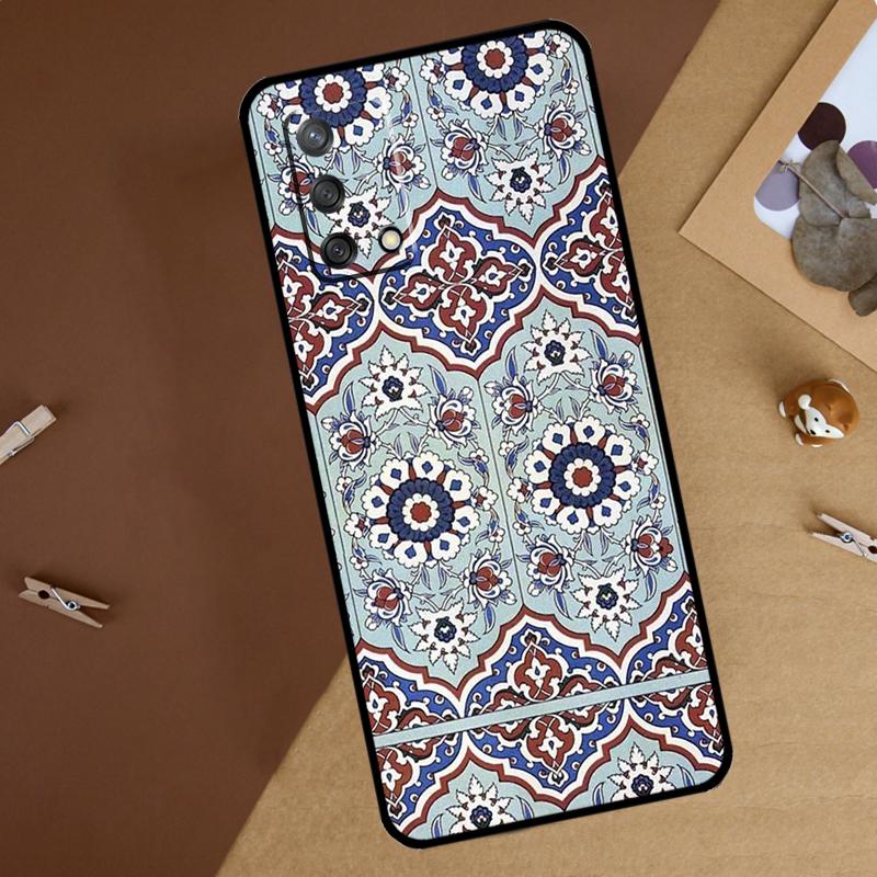 Moroccan Pattern For Oppo A16 A76 A96 A40 A60 A80 A74 A94 A54 A18 A38 A58 A78 A98 A15 A57S A17 A77 Phone Case