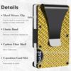 Carbon Fiber RFID-Blocking Minimalist Men's Card Holder Wallet