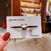 Cat Temperament Bell Braided Rope Fashion Jewelry Red Rope Bracelet Zodiac Hand Rope Women Gifts