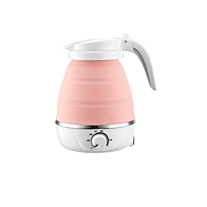Taşınabilir Mini Katlanır Kettle Çok Fonksiyonlu Küçük Silikon Elektrikli Kettle Açık Hava Seyahat Su Isıtıcısı