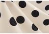 Hong Kong Style V-neck French Retro Polka Dot Dress