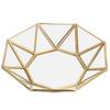 Octagonal Tray Glass Storage Decorative Display Tray Sundries Dessert Plate Organizer
