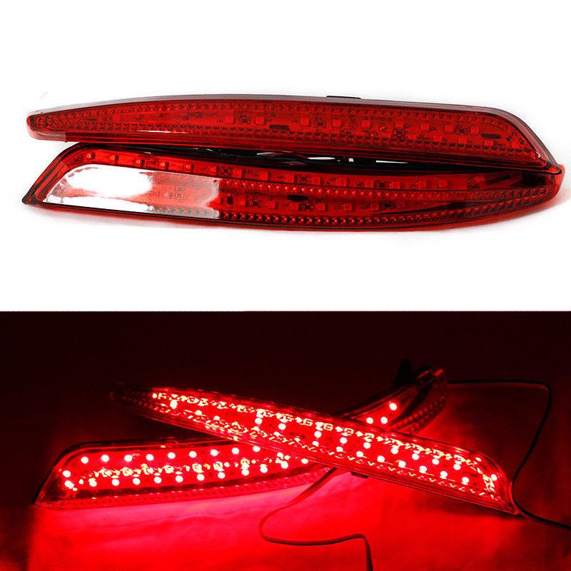 Reflector LED pentru bara de protectie spate pentru Nissan Almera Bluebird Sylphy 2009 2010 2011 Coada de rezerva frana