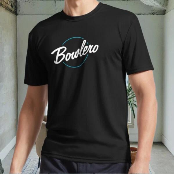 New Bowlero Bowling Leagul Active Logo Men s Black T shirt Funny Size S to 5XL S