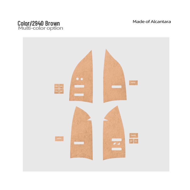 Zeekr 7X Alcantara Suede Window Lift Panel Ultra-Thin Sticker for Interior Button Decoration