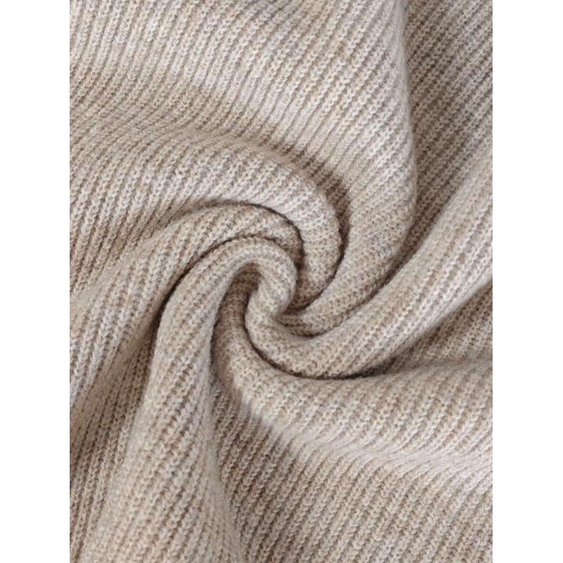 Women's Korean Style High Neck Turtleneck Sweater - X 51751
