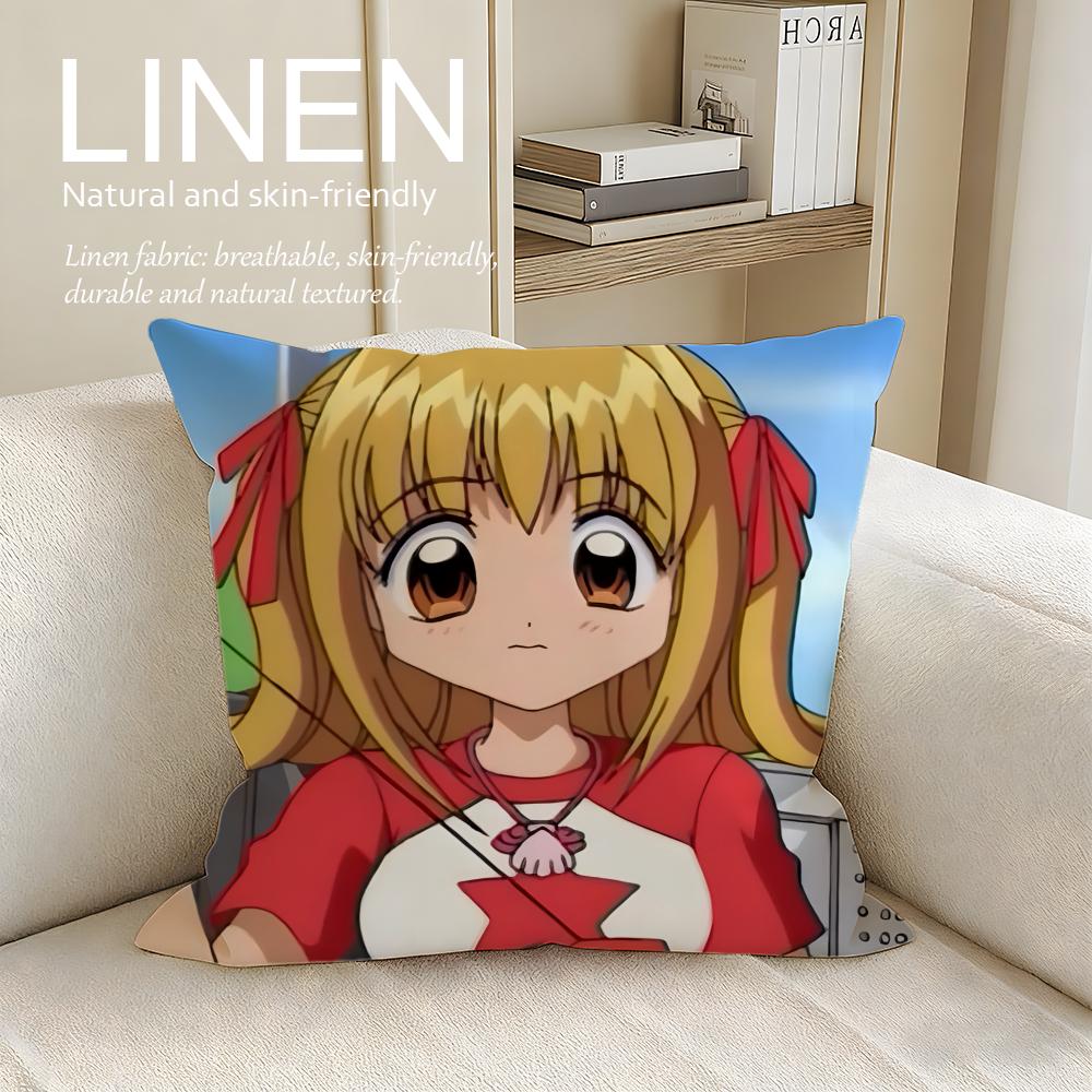 Anime Mermaid Melody Pichi Pichi Pitch Cushion Cover Pillowcase Set Pcs X X Breathable Washable Sofa Cushion Cover