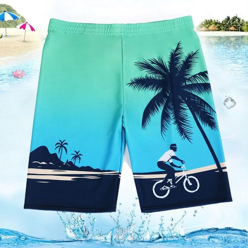 Men's Printed Quick-Dry Swim Trunks