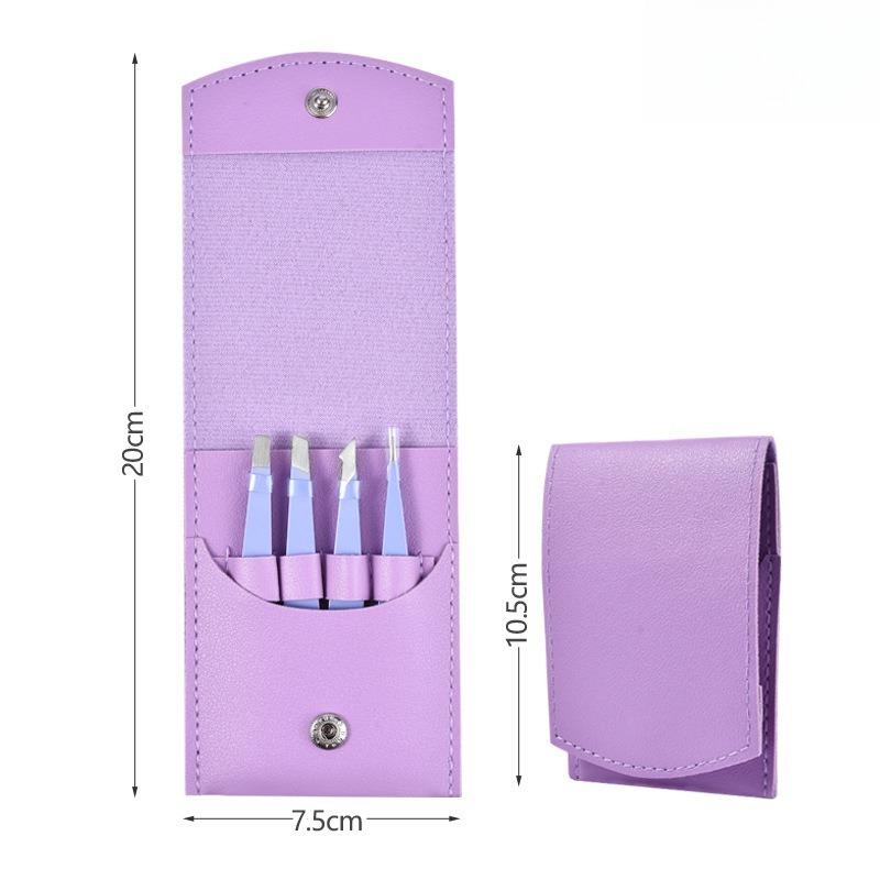 Stainless Steel Eyebrow Clip Set, Banana Clip, Oblique Positive Eyebrow Trimmer, Tweezers, Beauty Tool, Eyebrow Clipper Set