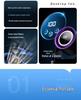 Silent USB Rechargeable Desktop Fan with Digital Display for Office and Dorm