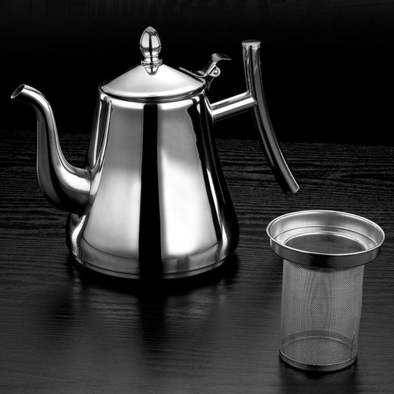 Water Kettle Stainless Steel Material Gooseneck Tea Pot for Pour Over and Tea