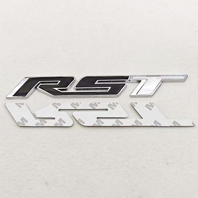 3D Metal Car Sticker Logo RST Emblem Fender Side Rear Trunk Badge For Chevrolet Silverado Tahoe Suburban Traverse Accessories
