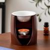 Stylish Ceramic Essential Oil Burners Furnace with Bowl and Tealight Holder Spoon for Aromatherapies and Relaxation