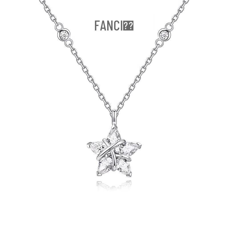 Fanci Lucky Star Silver Necklace
