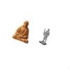 Sacred Heart Jesus Knight Figurine Statue Collectible Creative Tabletop Ornament for Hallway Bedroom