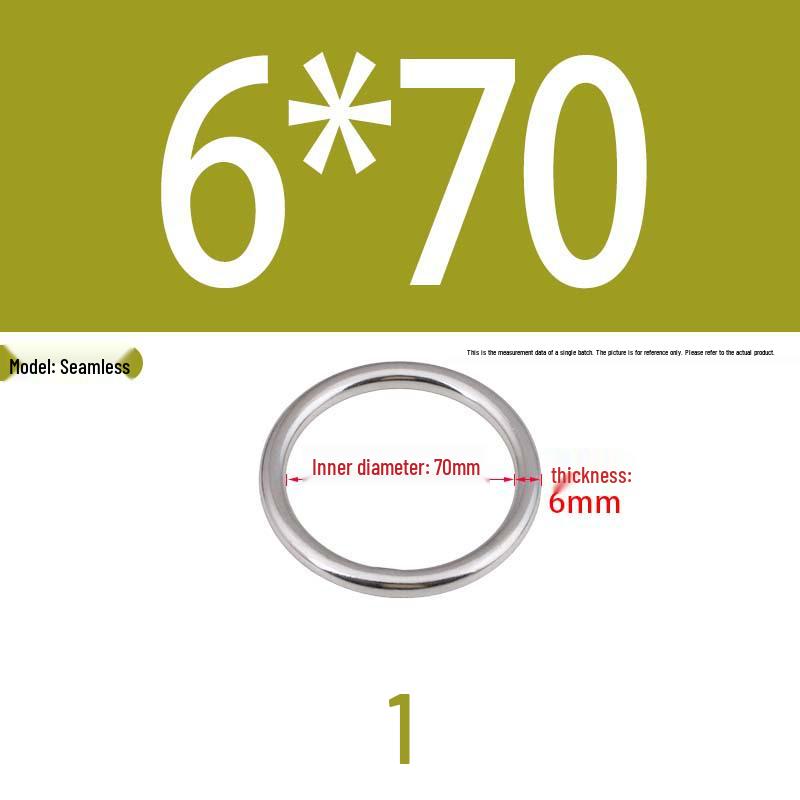 304 Stainless Steel Seamless O-Ring for Lifting and Hammock Yoga Connection